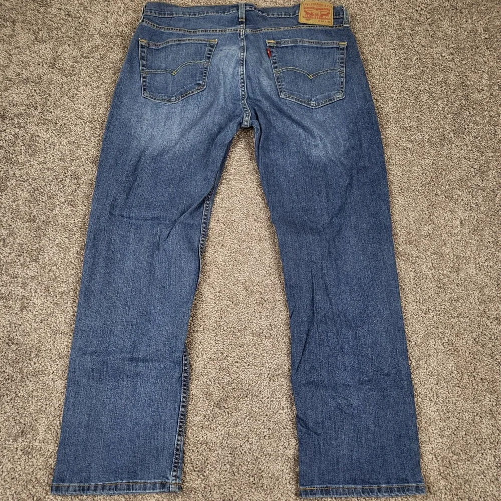 Levi's 559 Relaxed Straight Jeans Mens 36x30 Blue Excellent Medium Wash Denim